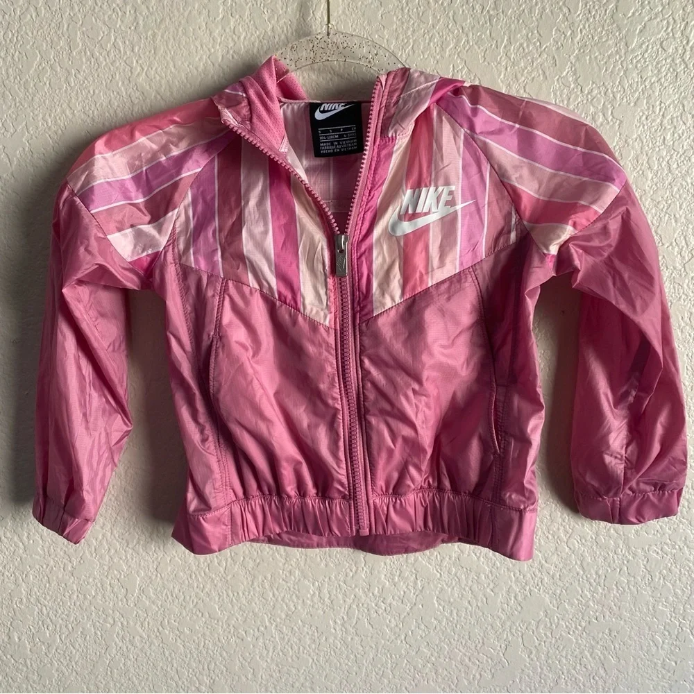 Nike Magic Flamingo Kids Pink with Stripe Rain Jacket